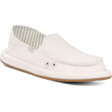 Sanuk Womens Donna Days Sandal Shoes in White