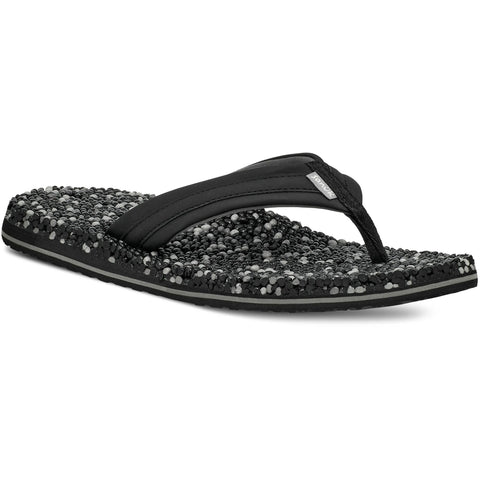 Sanuk Mens Bubblecush Sandals in black multi