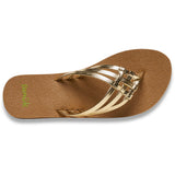 Sanuk Womens Yoga Sandy II Sandals in gold/tan