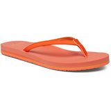 Sanuk Womens Yoga Joy II Sandals in neon coral papaya