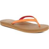 Sanuk Womens Yoga Joy II Sandals in Papaya