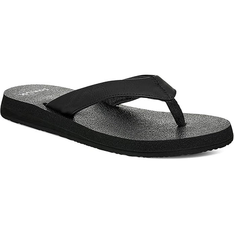 Sanuk Womens Yoga Mat II Sandals in ebony