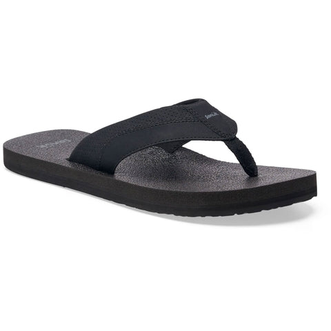 Sanuk Mens Beer Cozy IV Sandals in black