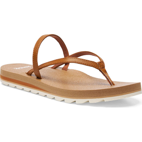 Sanuk Womens Yoga Strappy Sandals in roasted pecan