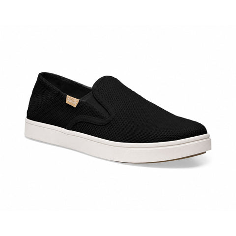 Sanuk Womens Tydal Slip-on Shoes in black