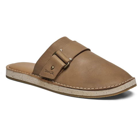 Sanuk Womens You Got My Back Crafted Shoes in tobacco leather