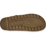 Sanuk womens Yoga Cloud Lounger Leather Shoe in dark brown