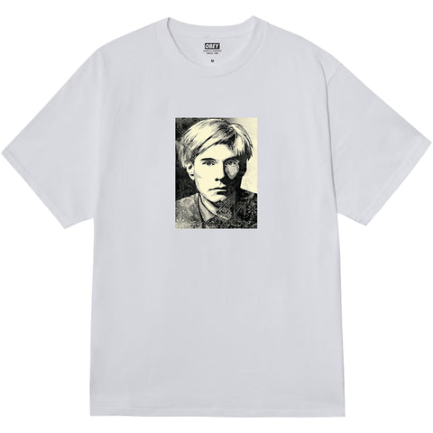 Obey Mens Warhol T-Shirts in white