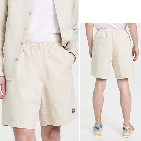 Obey Mens Relaxed Twill Shorts in Clay