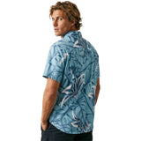 Dark Seas Mens Webster SS Shirts in blue
