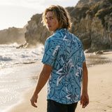 Dark Seas Mens Webster SS Shirts in blue
