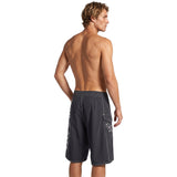 Dark Seas Mens Windward Boardshorts in black and Size 36