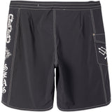 Dark Seas Mens Windward Boardshorts in black and Size 36