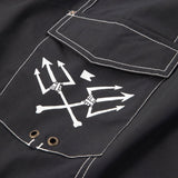 Dark Seas Mens Windward Boardshorts in black and Size 36