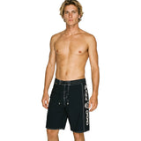 Dark Seas Mens Windward Boardshorts in black and Size 36
