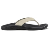 Olukai Womens Ohana Sandals in ecru/black