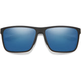Smith Riptide Sunglasses in Chromapop polar blue mirror and matte black