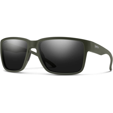 Smith Emerge Sunglasses in matte moss and polar black