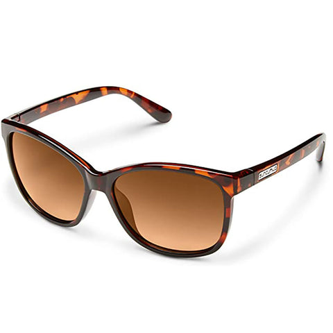 Suncloud Sashay Polarized Sunglasses in tortoise and brown gradient