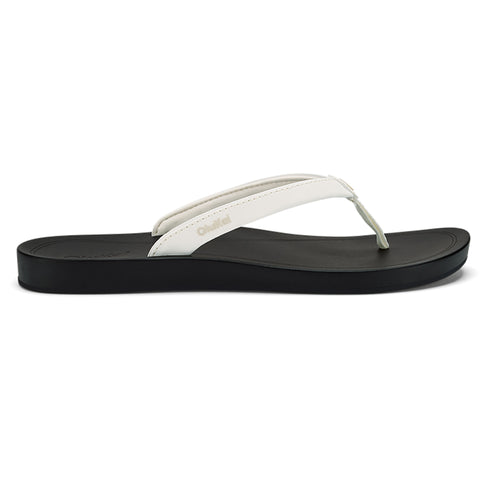 Olukai Womens Uiki Sandals in bright white/lava r