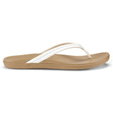 Olukai Womens Ho'opio Malua Sandals in bright white/ws