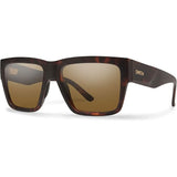Smith Lineup Sunglasses in matte tortoise and Chromapop polarized brown