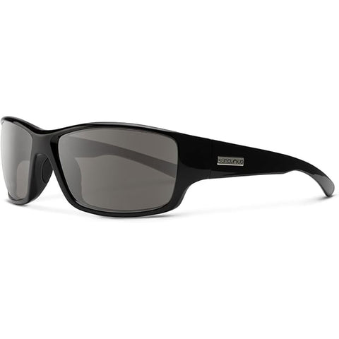 Suncloud Hull Polarized Sunglasses in black and grey polar