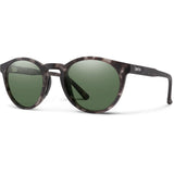 Smith Westward Sunglasses in matte grey tortoise and Chromapop polar grey green