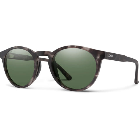 Smith Westward Sunglasses in matte grey tortoise and Chromapop polar grey green