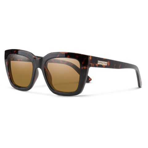 Suncloud Marion Polarized Sunglasses in tortoise and polar bronze
