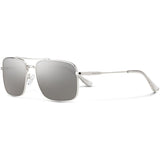 Suncloud Payback Polarized Sunglasses in silver and polar grey chrome