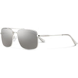 Suncloud Payback Polarized Sunglasses in silver and polar grey chrome