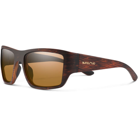 Suncloud Sculpin Polarized Sunglasses in matte burnished brown and polar brown