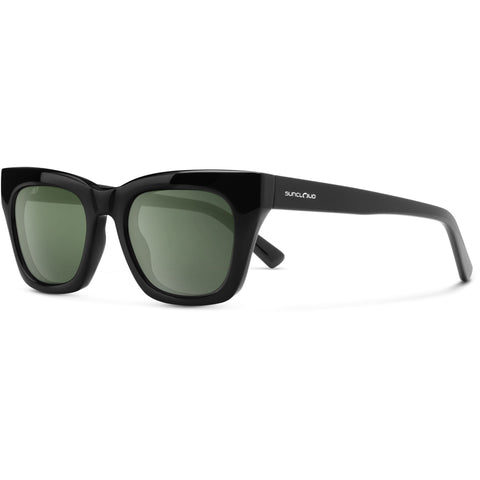 Suncloud Allora Polarized Sunglasses in black and polar gray
