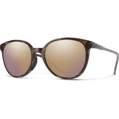 Smith Womens Felina Sunglasses in Chromapop polar rose gold mirror