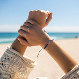 4OCEAN Respect The Locals Bracelet in blue marlin