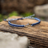 4OCEAN Respect The Locals Bracelet in blue marlin