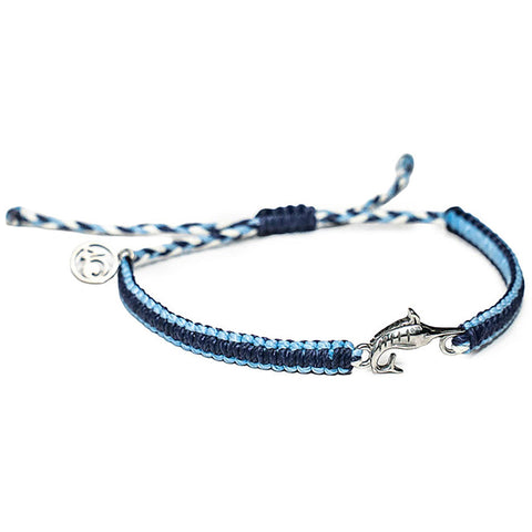 4OCEAN Respect The Locals Bracelet in blue marlin