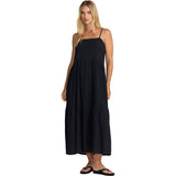 RVCA Womens New Yume Maxi Dresses in rvca black