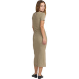 RVCA Womens Jungle SS Dresses in desert