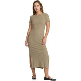 RVCA Womens Jungle SS Dresses in desert
