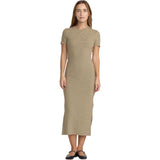 RVCA Womens Jungle SS Dresses in desert