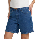 RVCA Womens Loma Denim Shorts in indigo