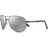 Suncloud Aviator Polarized Sunglasses in gunmetal and polar silver mirror