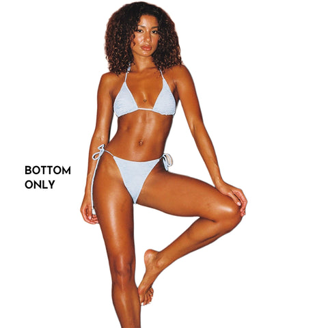 Sundaze Brunch Womens Endless Summer Bikini Bottom in powder blue