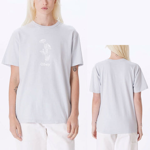 Obey Womens Weeds Tops in opal