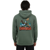 Dark Seas Mens Duck Pond Sweatshirts in alpine green
