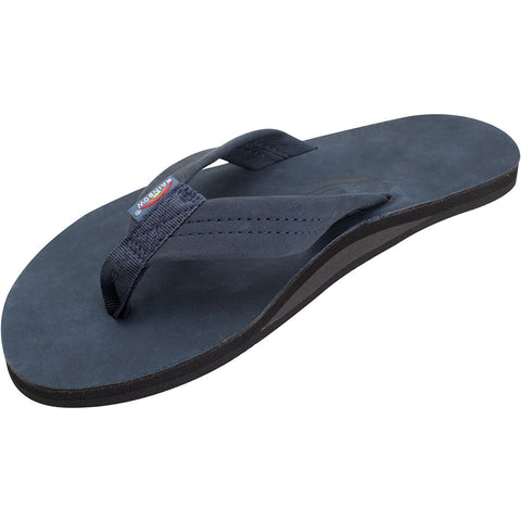 Rainbow Mens Premier Leather Sandals in black