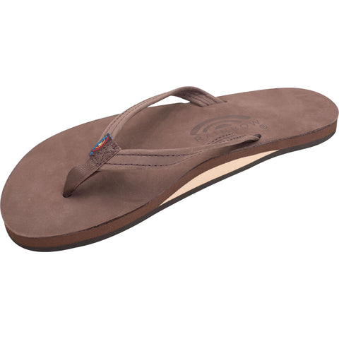 Rainbow Womens Premier Leather Sandals in expresso