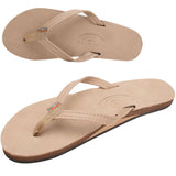 Rainbow Womens Premier Leather Sandals in sierra brown